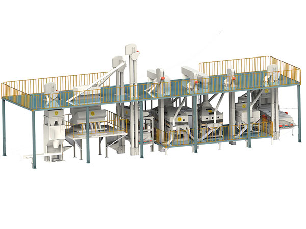 Линия для очистки зерновых и бобовых